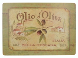 CREATIVE TOPS Grande Conjunto de Placemats Premium Olio D' Oliva