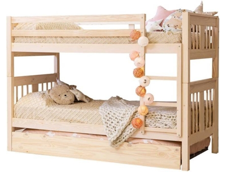 Litera MUEMUE Infantil Aventura Lavada En Blanco (90x190cm)