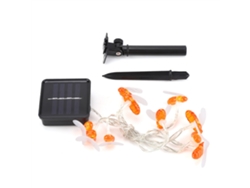Luces Decorativas Solares Con Forma De Abeja, 10 Led, 1,2 M, Resistentes Al Agua, Para Uso Exterior.