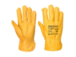 Guante de conductor clásico Portwest resistente y duradero / Canela / L