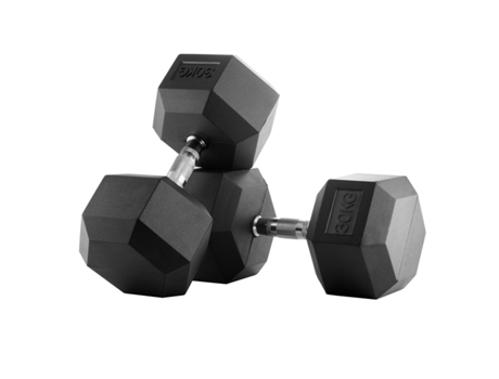 Mancuernas hexagonales de 30kg BEHUMAX