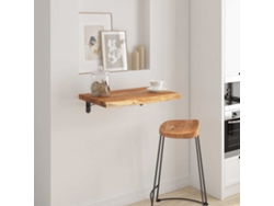 Estante Pared Rectangular Madera Acacia Borde Vivo 50x40x3,8 Cm