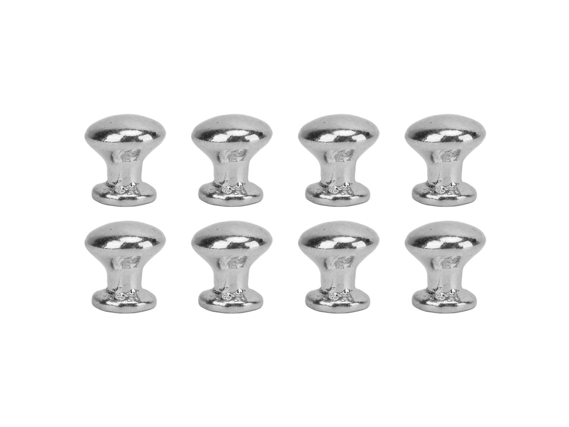 2026 8 piezas de asas redondas de metal en miniatura para casa de muñecas escala 1:12 plateadas