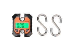 Balanza digital portátil para pesca de 0,2 a 100 kg con pantalla LCD iluminada.