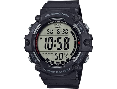Reloj Digital de hombre CASIO Negro (Acero y Resina)