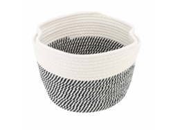 Cesta De Lavandería Plegable Multiusos De Gran Capacidad De Algodón Y Lino Tejida, Cesta De Lavandería Plegable Para El Hogar, Dormitorio, Blanco, Ne