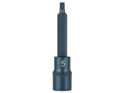 Adaptador De Soquete Hexagonal Para Parafusadeira Elétrica 1/2 100mm Ferramenta De Condução H5