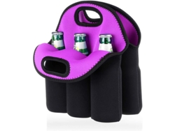 Bolsa Isotérmica De Neopreno Para 6 Botellas Con Asa, Duradera Y Ligera Para El Transporte.