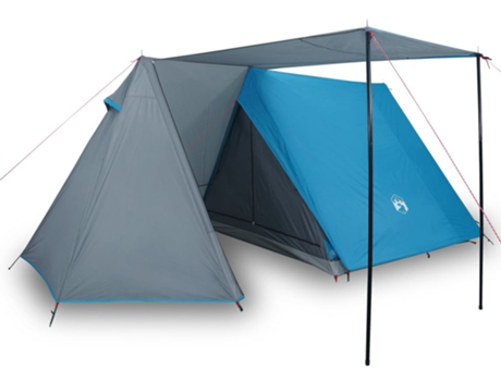 Tienda de campaña para 3 personas impermeable VIDAXL azul