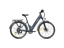Bicicleta eléctrica urbana Fafrees F28 Pro (110 km, 25 km/h, 36 V, 14,5 Ah, 250 W), color azul