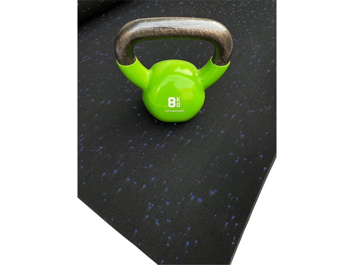 Tapete de Ejercicio Moteado Azul - Fitness especial para Ginásios | SPORT PREMIUM |  Base Negra 4mm de altura 1'25m (Ancho) x 5m (Largo)