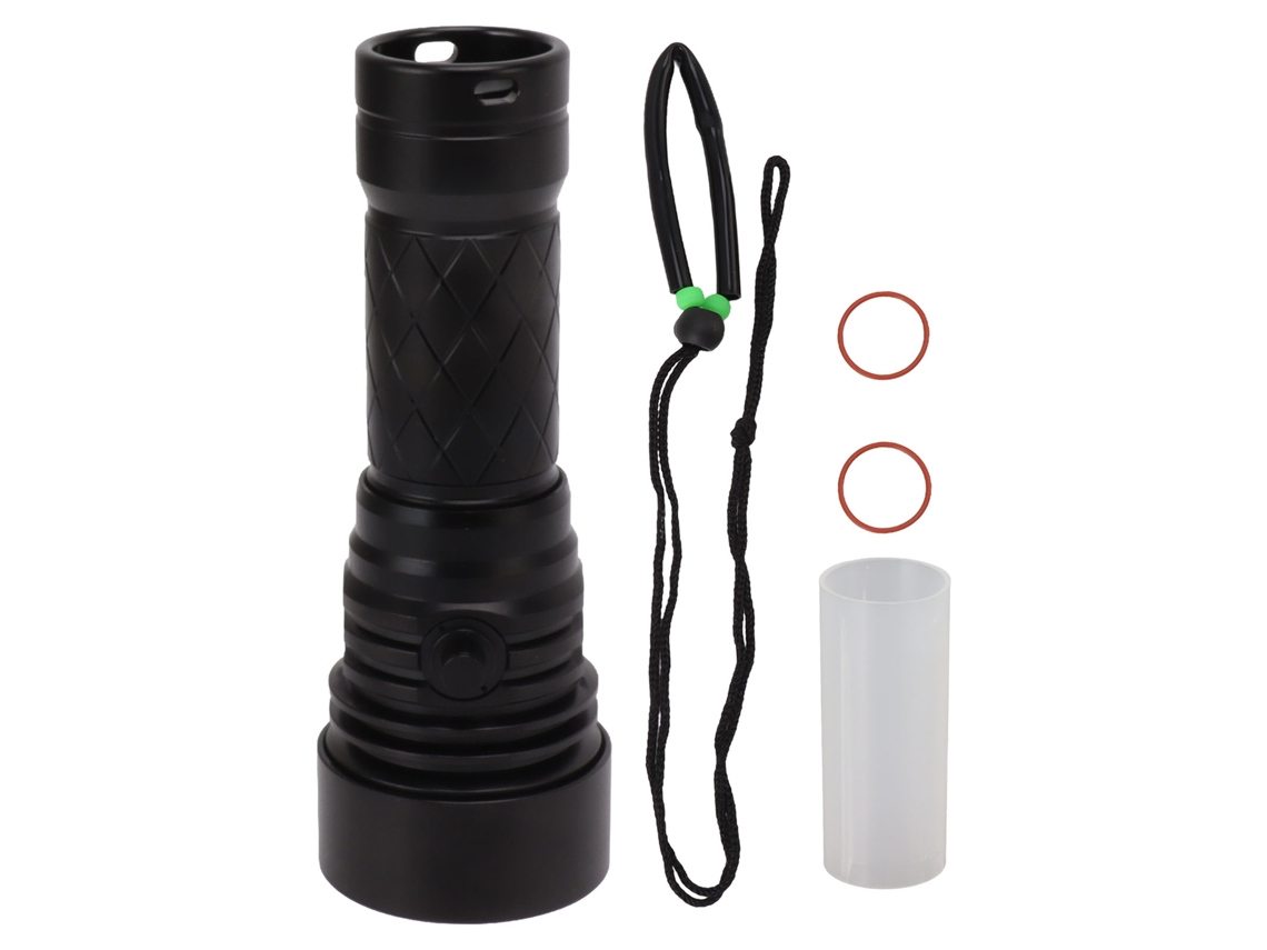 Rebe-linterna Submarina 3000lm Ipx8 Impermeable 100m 5 Modos Sellado Profesional Para Buceo