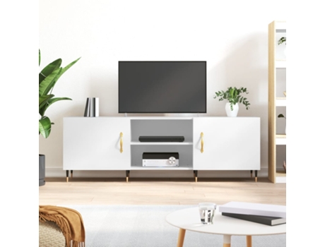 Mueble De Tv VIDAXL Blanco Madera contrachapada (150x30x50 cm )