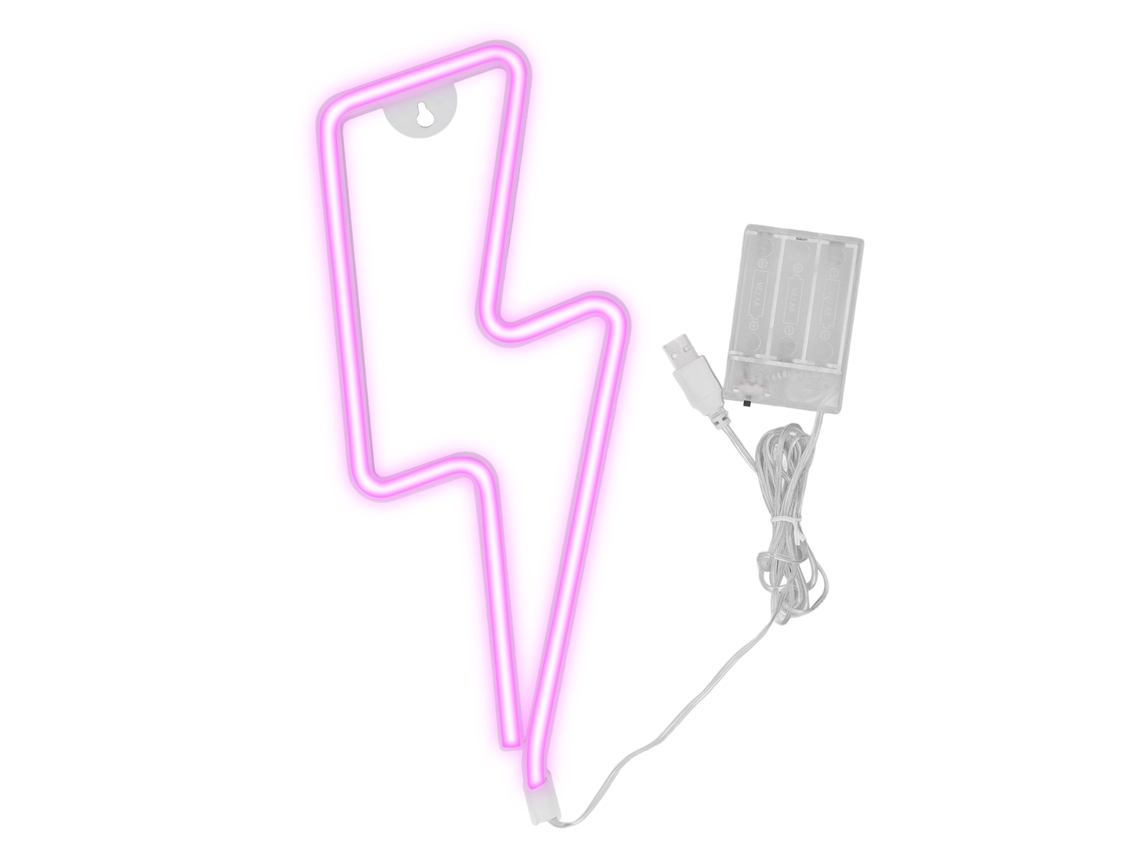2026-luz Led Neón Rosa Para Decoración De Pared Y Habitación, Lámpara Decorativa Usb Y Batería