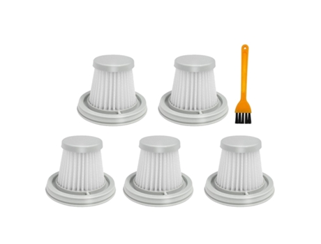 Filtro lavable para Xiaomi Mijia, aspiradora práctica, Mini cepillos de filtro inalámbricos para el hogar y el coche, reemplazo, 5 piezas