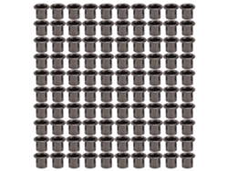 100 Piezas De Ojales Metálicos Redondos Para Clavos, Sujetadores Para Manualidades, Accesorios De Cuero, Bricolaje, 7 Mm