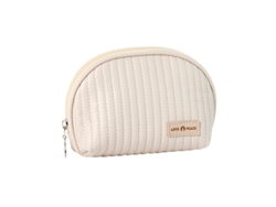 Bolsa de maquillaje portátil impermeable beige