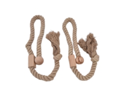 2 Cordones Magnéticos De Algodón Para Cortinas, Estilo Rústico, Fáciles De Usar.