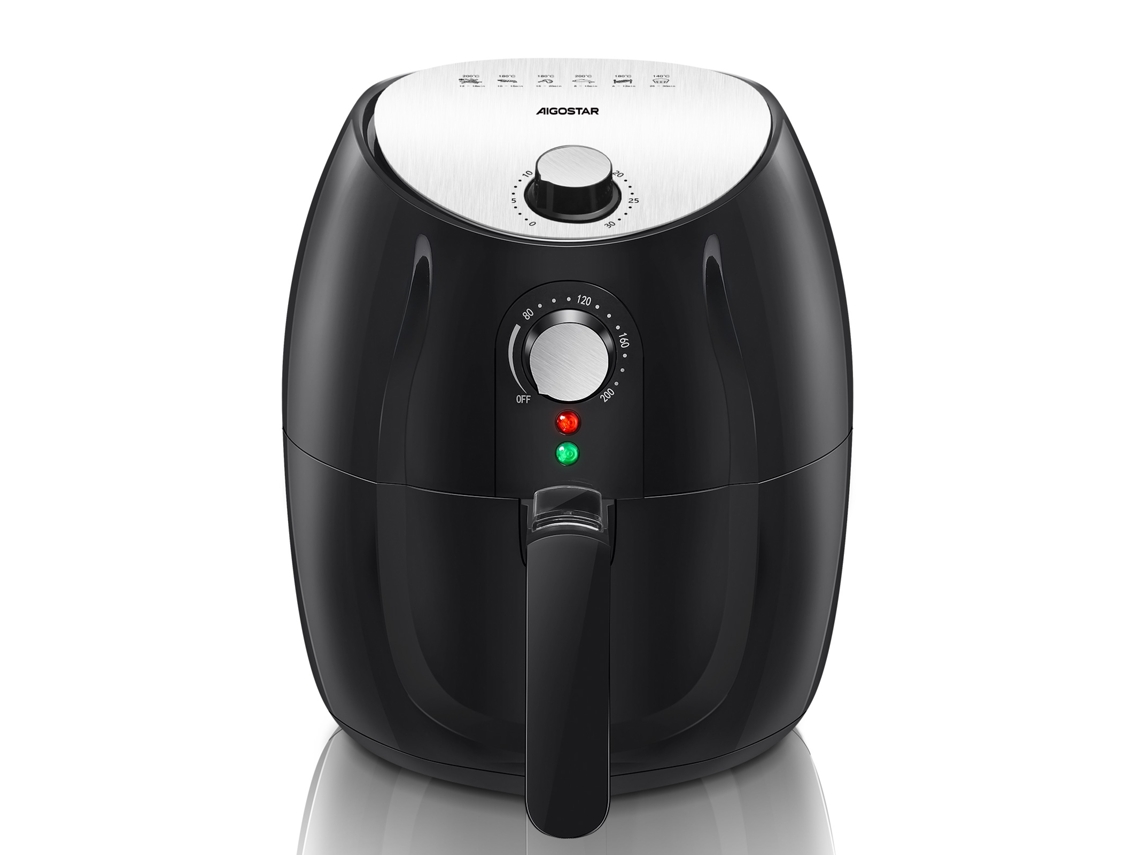 Freidora de Aire AIGOSTAR 300010IBO (3.5 kg -Negro)