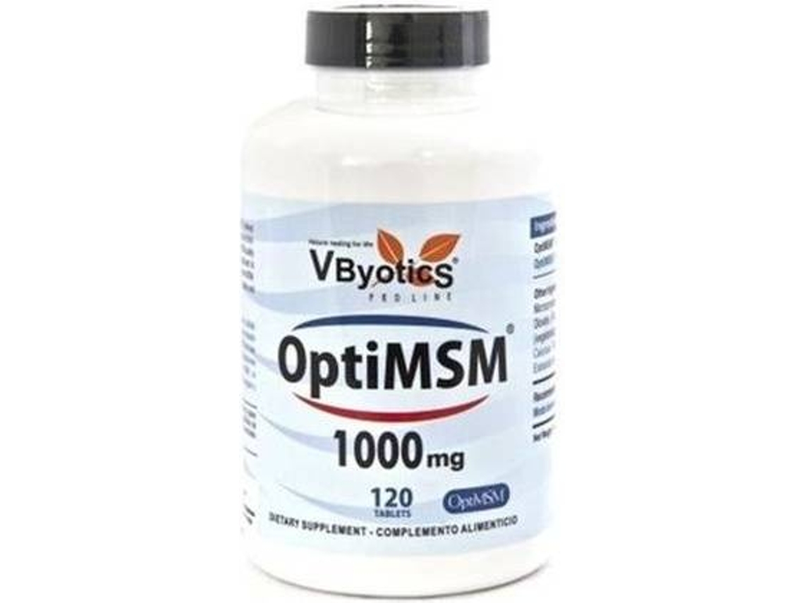 Complemento Alimentar VBYOTICS Opti-Msm (120 cápsulas de 1000mg)
