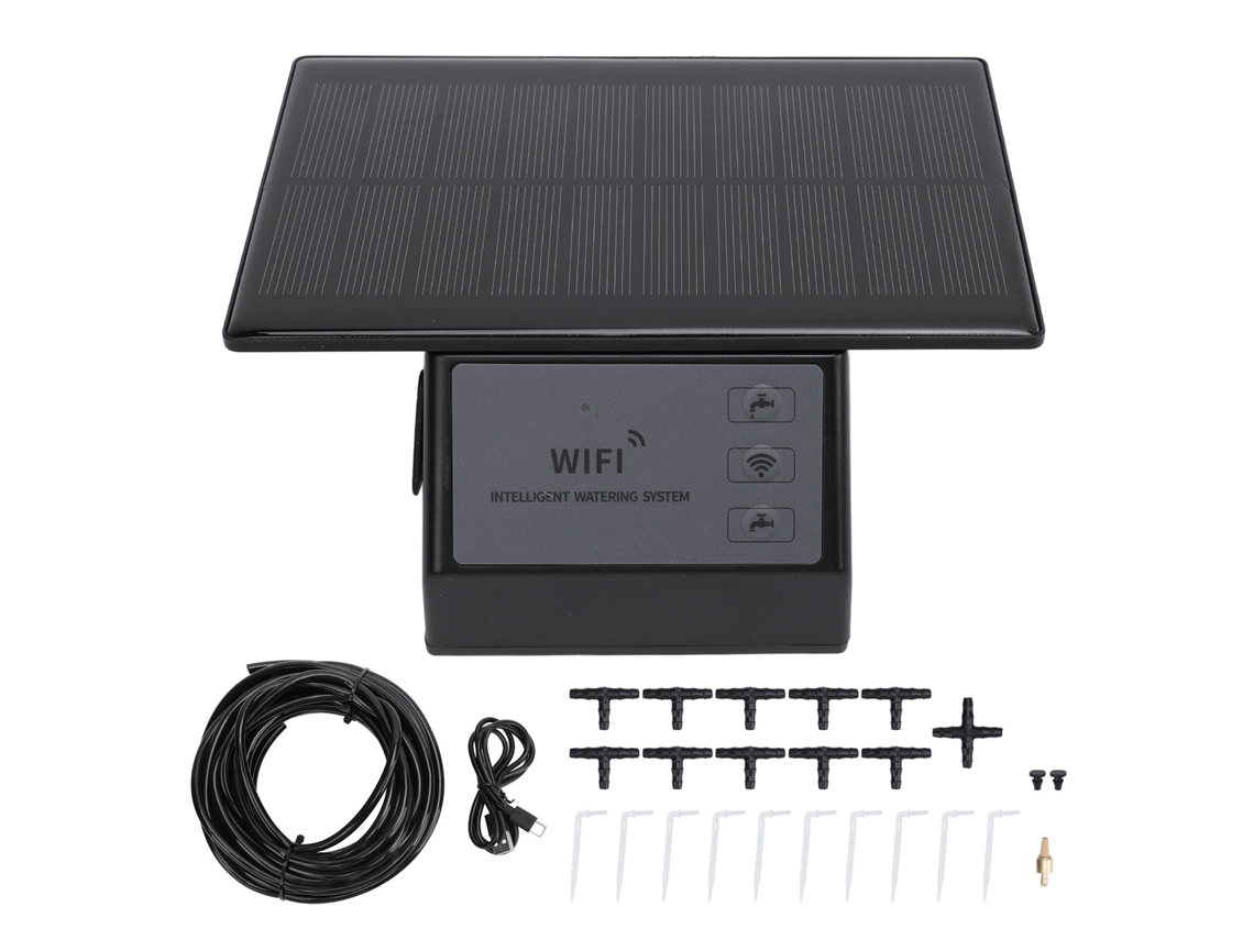 Kit de riego automático Wifi con control por app y batería de 2000 mAh