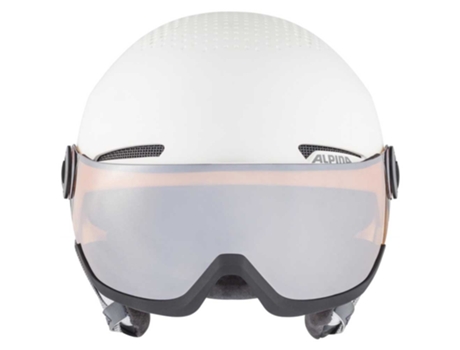 Casco ALPINA SNOW Capacete Arber Visor Q-lite Branco 51-55 cm