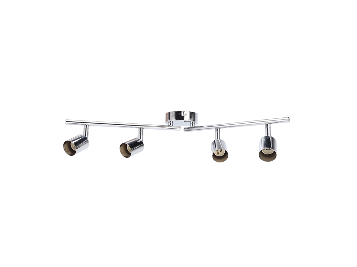 Rebe-soporte De Luz De 4 Cabezas Ajustable Con Rotación Flexible Gu10 Para Dormitorios Salones Restaurantes Oficinas 85v-265v