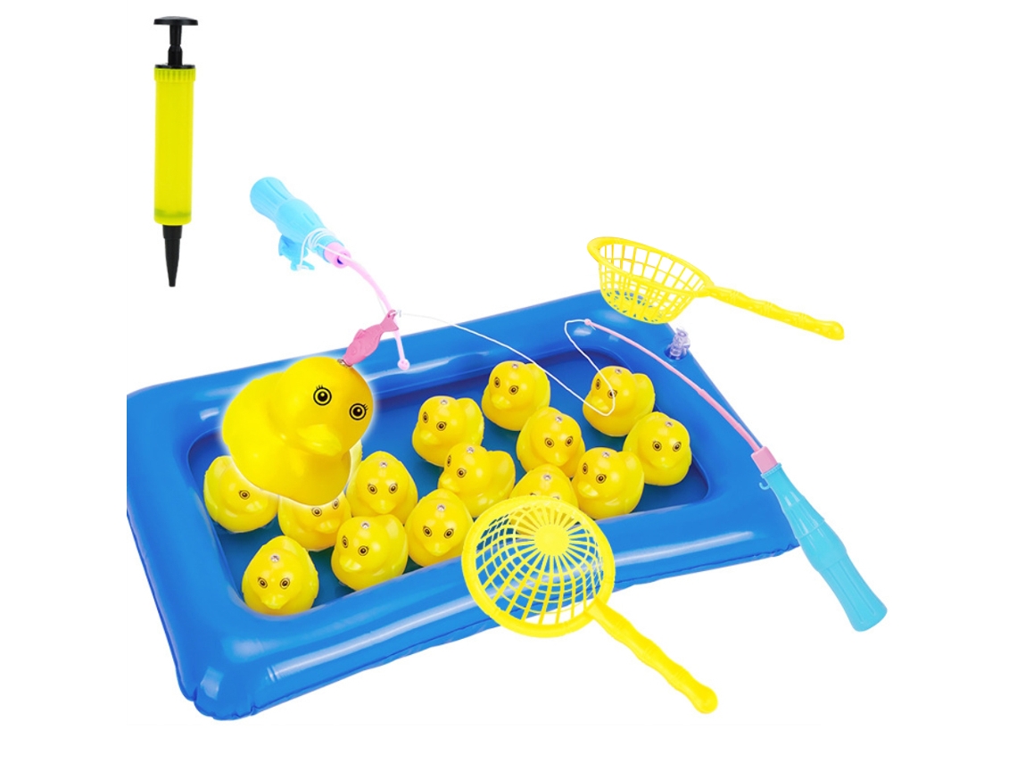 Vlola-juguetes De Pesca De Patos Para Piscina Infantil, Juguetes Hinchables De Bañera Magnéticos, Juego Educativo Para Niños Y Niñas