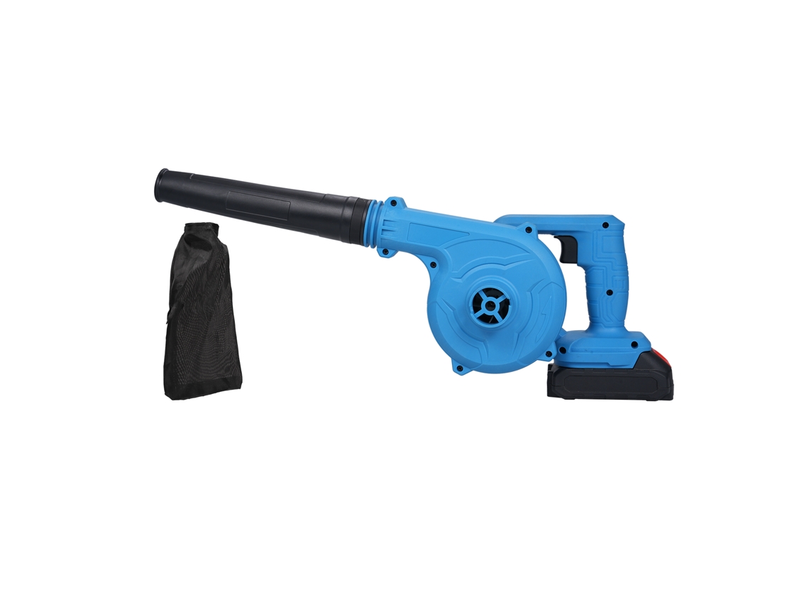 Soplador De Hojas Eléctrico Inalámbrico De 20 V Con Batería, Ligero Para La Limpieza De Jardines Y Patios.