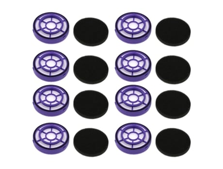 8pcs filtro hepa para puppyoo d-526 d526 peças de filtros de aspirador de pó