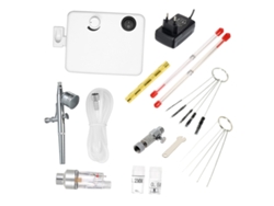 Kit De Pincel Neumático Con Minicompresor Para Arte, Pintura, Tatuajes, Decoración De Uñas Y Diseño De Pasteles.