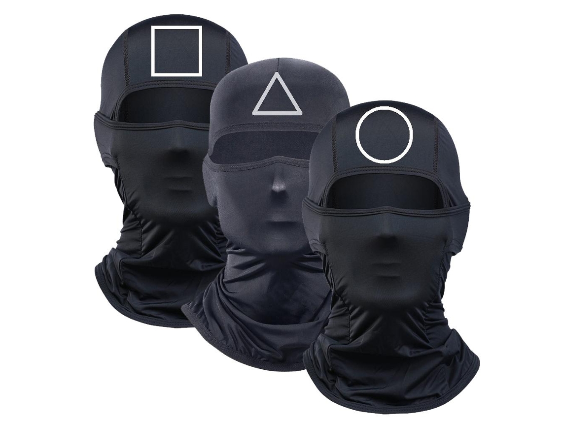 2026-3pcs Balaclava 2021 Para Hombre Mujer Cubierta Facial Tejida Transpirable Cuello Largo Para Moto Ciclismo Cosplay