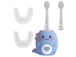 Cepillo de dientes eléctrico infantil GOKOCO con forma de U, vibración sónica de alta frecuencia y múltiples modos (para niños de 2 a 12 años).