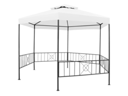 Cenador de jardín 323x275x265 cm 180 g/m² Blanco Wsd914174 Lovely Home