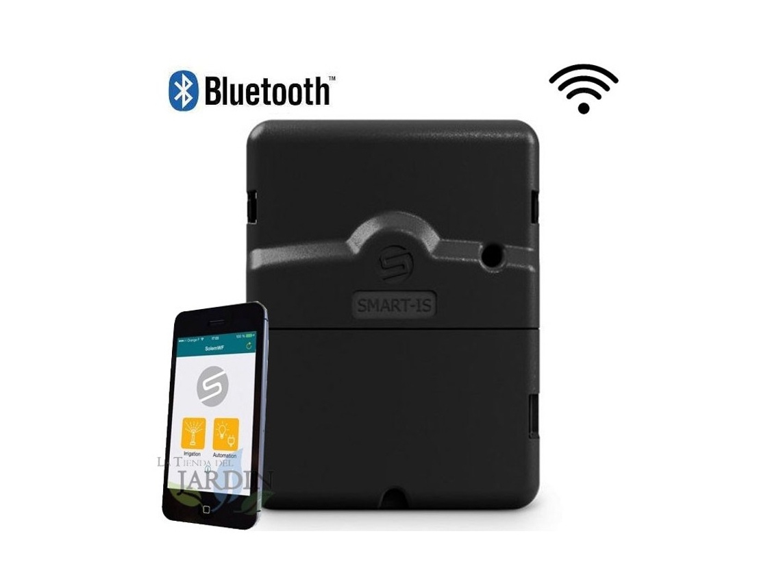 Programador Riego Bluetooth Y Wifi SOLEM 2 Estaciones de Riego Eléctrico SOLEM