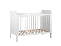 MUEBLEAR Cuna 'Pauline' con 3 Posiciones de Altura del Colchón Blanco