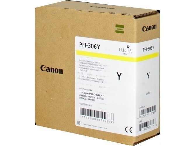 Tinta Original CANON PFI-306 Y Amarillo