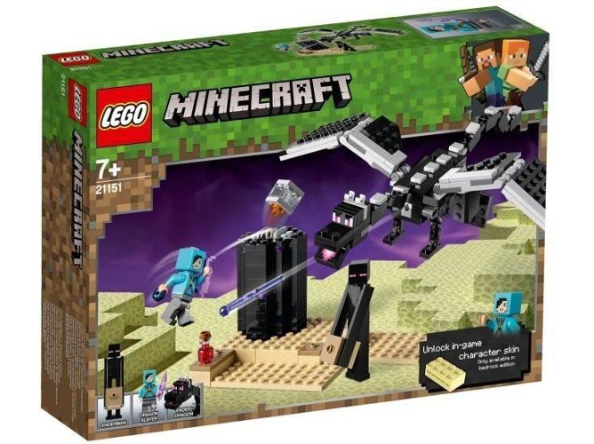 LEGO Minecraft: La batalla del fin - 21151 (Edad Mínima: 7 - 222 Piezas)