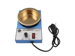 Crisol De Acero Inoxidable De 300 W, 100 Mm, 1200 G Con Temperatura Ajustable Para Soldar.
