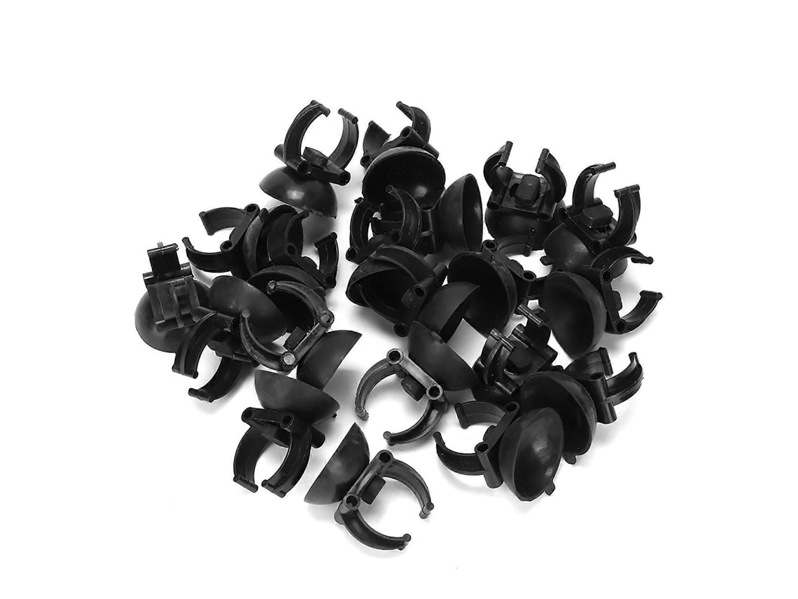 Juego de 20 soportes para varillas calefactoras de acuario, con ventosas, tubos y mangueras de PVC - GOKOCO