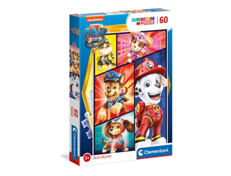 Puzzle CLEMENTONI Paw Patrol La Pelicula 26105 (60 Piezas)