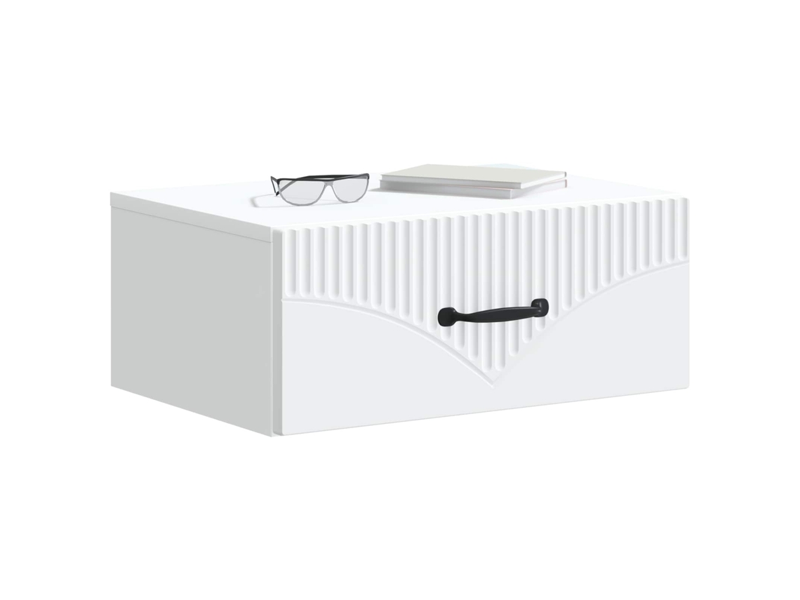 Maison Exclusive - Mesita De Noche De Pared Con Cajón 2 Pcs 49 X 34,5 X 20 Cm