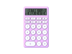 Calculadora Infantil Multifuncional De Bolsillo Portátil Con Pantalla Grande Para Oficina Escuela Hogar Morado