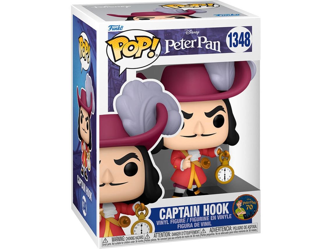 Figura Pop Disney Peter Pan 70 Aniversario Capitán Garfio B.active