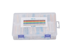 Kit de resistencias de película metálica, 86 valores, de 1Ω a 1MΩ, 1% 1W, 860 piezas | Sin marca