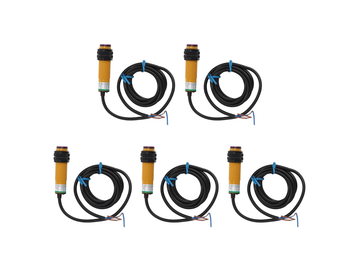 5 Sensores Fotoeléctricos Infrarrojos Ip65 Con Rango De Apertura Normal De 10-30 Cm, 90 V Ca