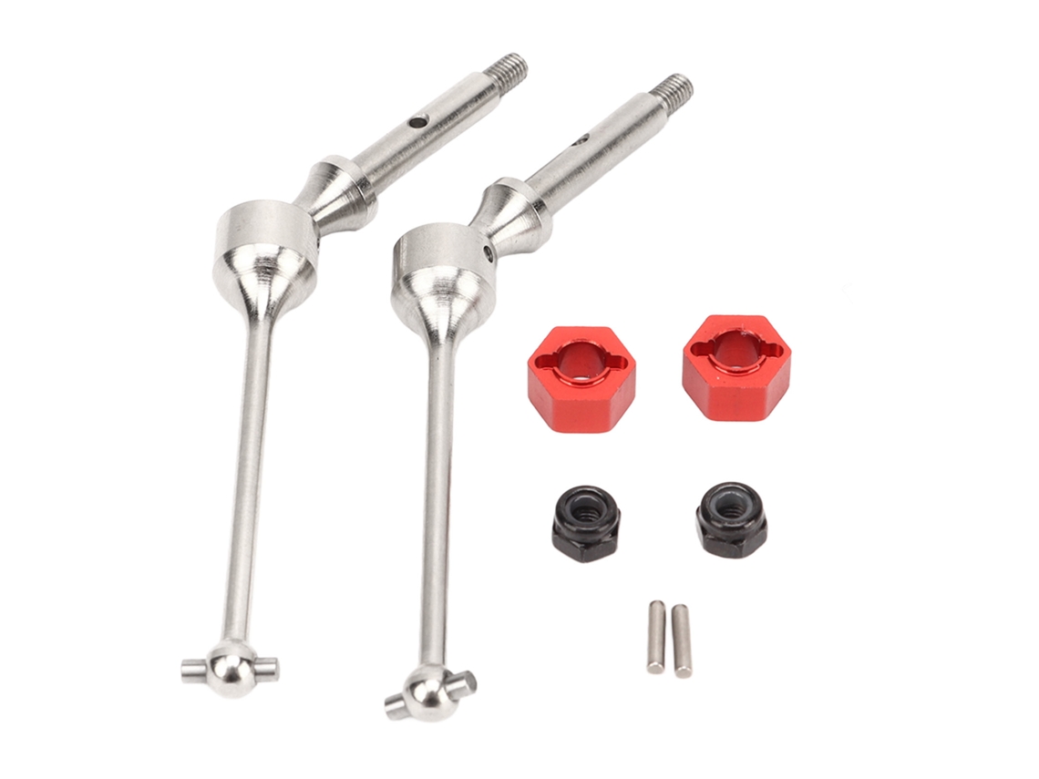 Eje De Transmisión Trasero Cvd De Acero Para Coche Rc Losi 1/18 Mini B Mini T 2.0 Plata