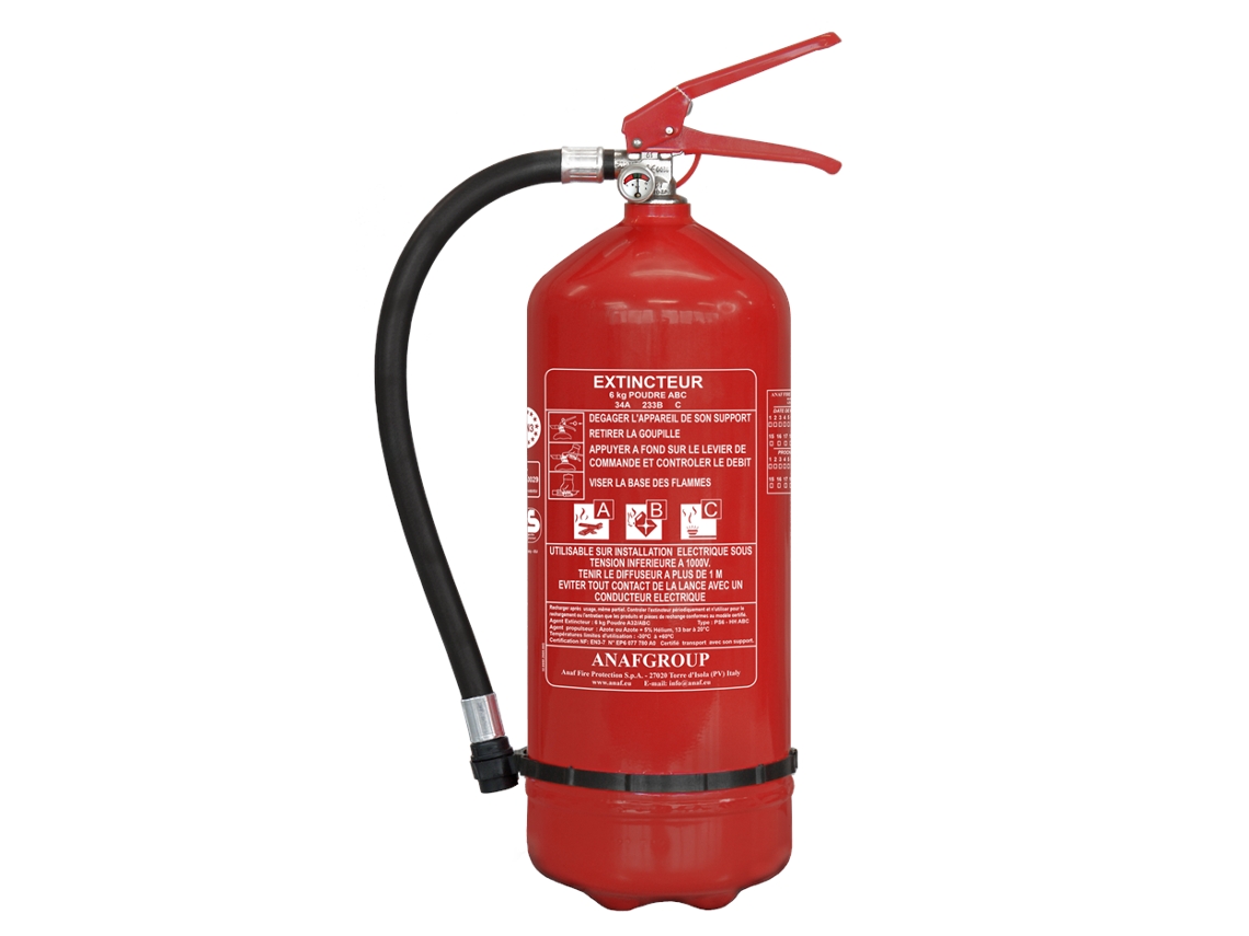 Extintor Polvo Abc 6Kg ANAF