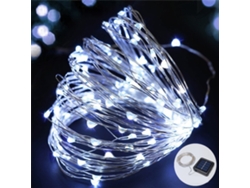 Guirnalda De Luces Solares Con 40 Led Brillantes, 8 Modos, Clasificación Ip43, Para Decoración Exterior Y Fiestas.