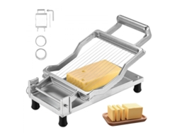 Cortadora de queso profesional con cuchillas de acero 316 y marco de aluminio Tekmaquinas